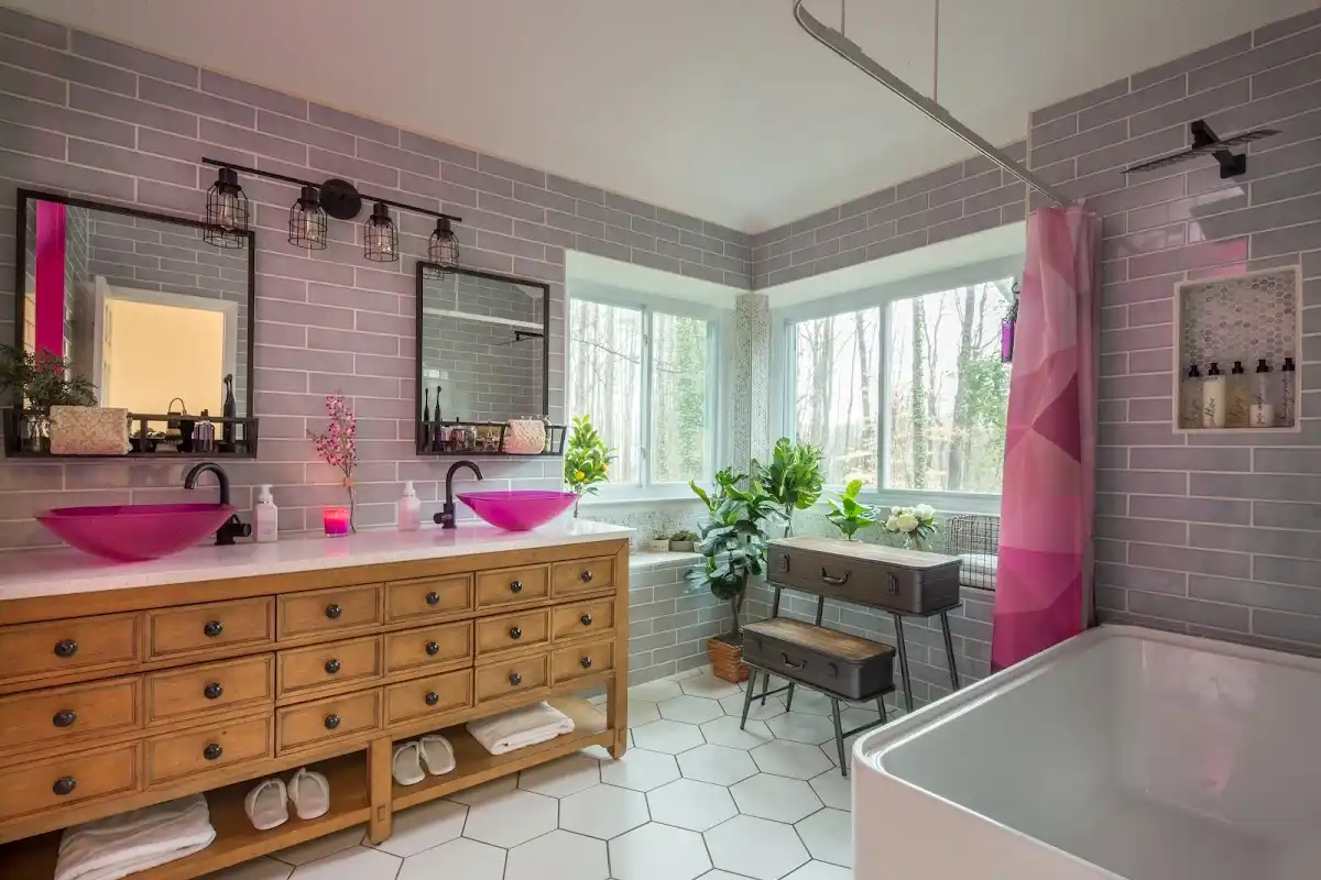 Bathroom renovation after water damage restoration in Mililani Town